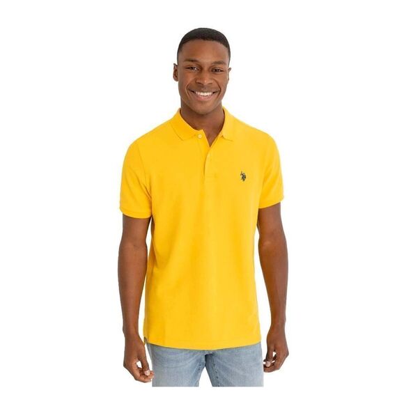 Polo Ralph Lauren Gold 3 Button Shirt size M - Picture 1 of 5